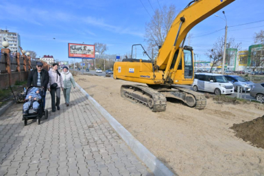 В Южном микрорайоне Хабаровска благоустроят все территории, где вели ремонт теплосетей Пресс-служба администрации Хабаровска